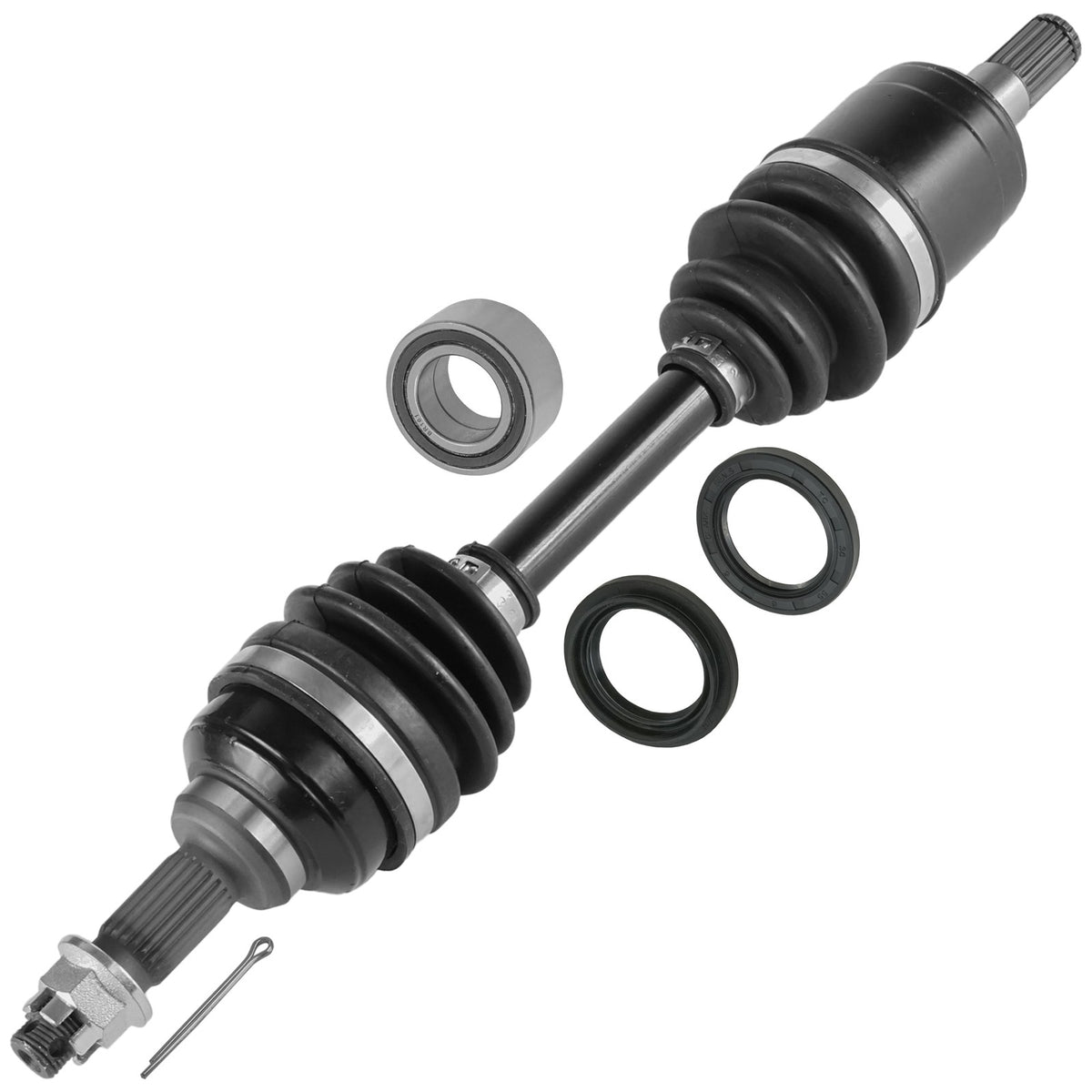 Front Left CV Joint Axle Bearing And Seal Replacement for Honda (2005–2008)