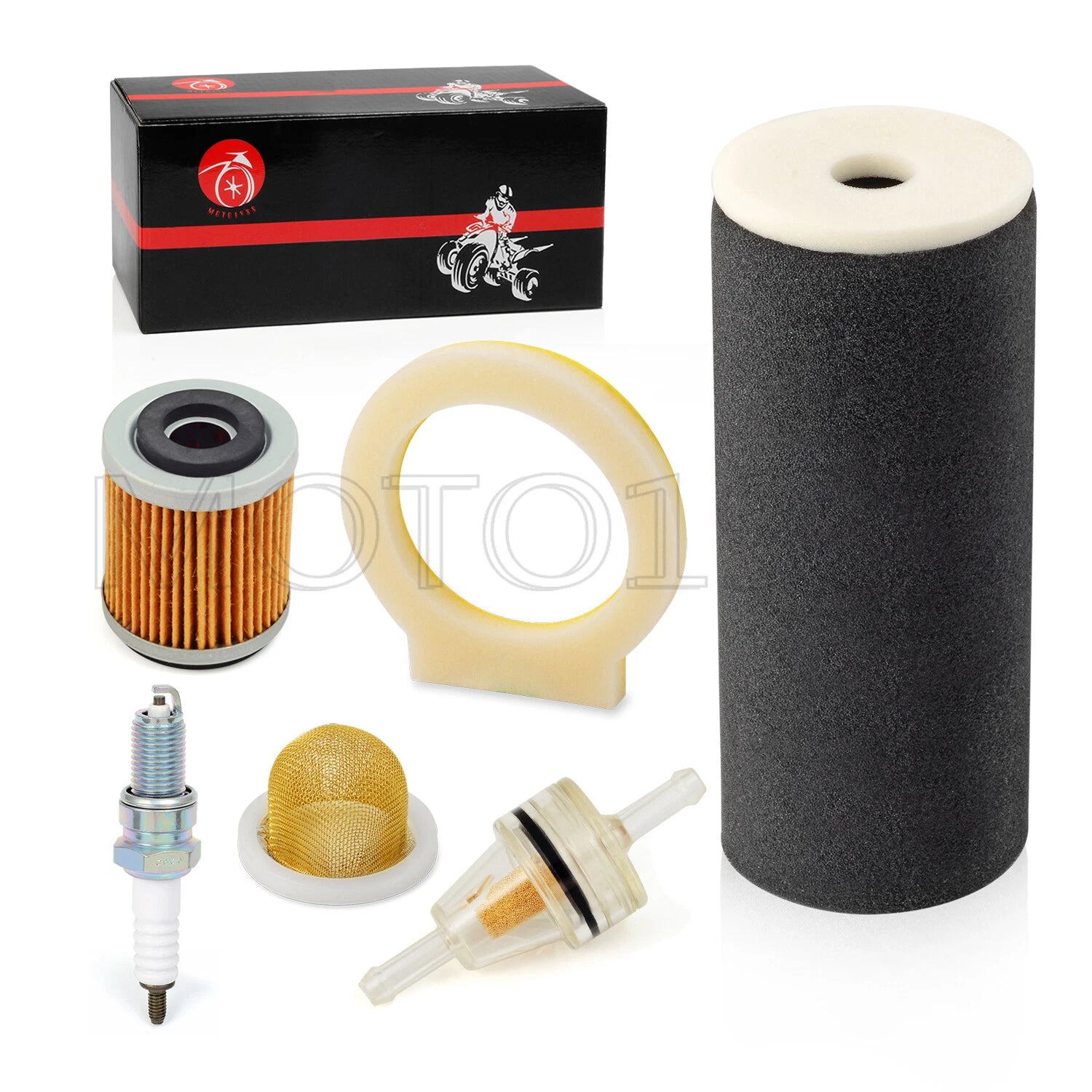Air Filter, Oil Filter, Spark Plug Kit for Yamaha Raptor 350 (2004–2013)