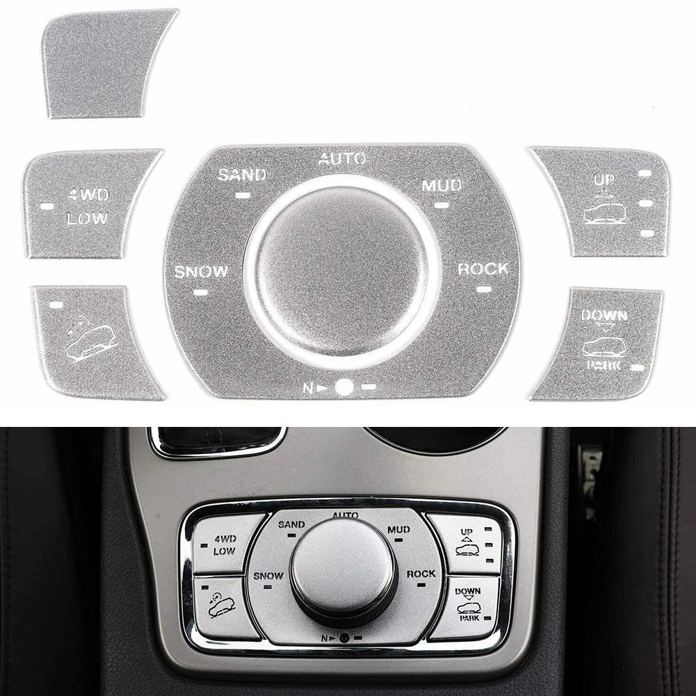 4X Waterproof Button Decor for Four Wheel Drive Control Parts