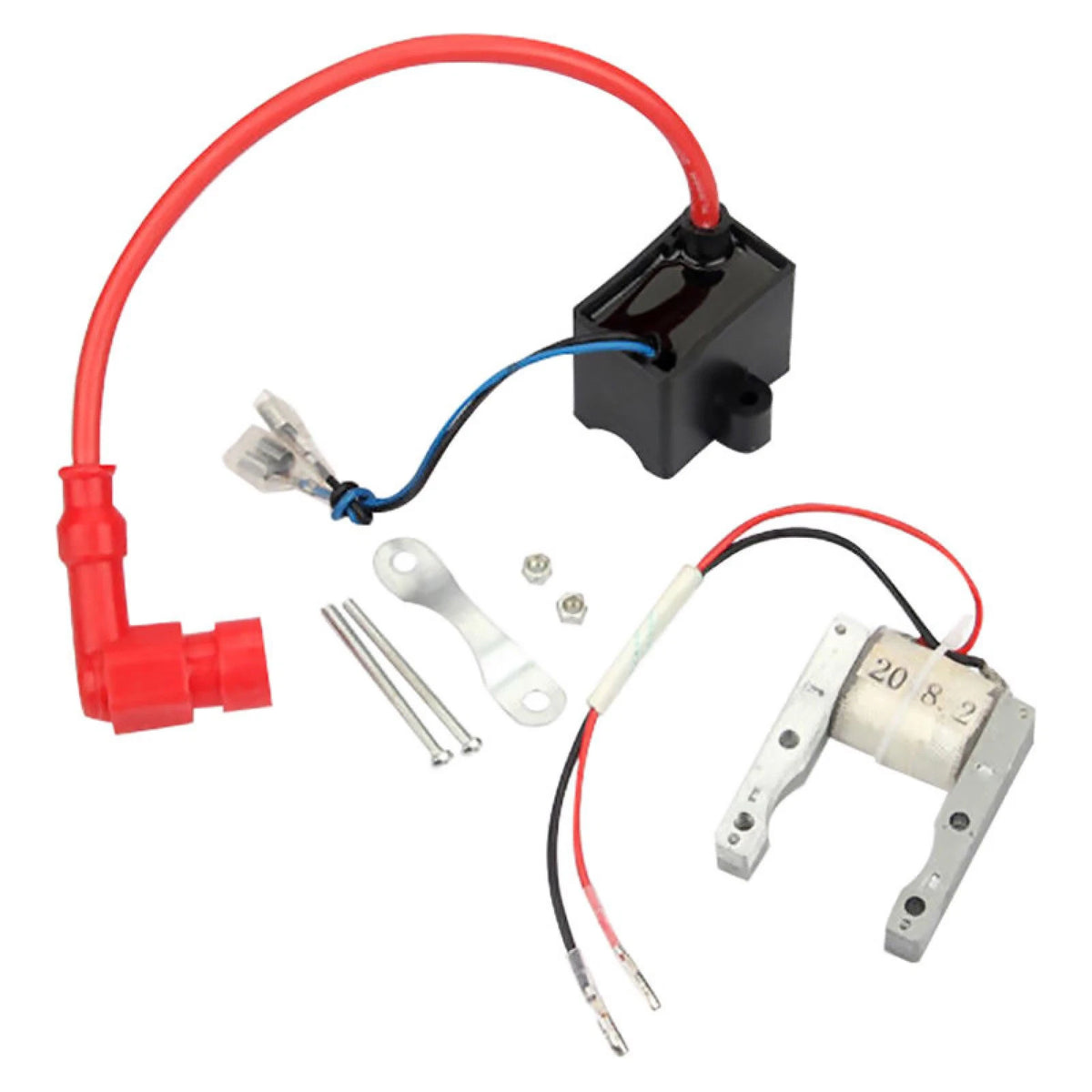 CDI Ignition Coil Magneto for 49cc 50-80cc 2-Stroke Engine Motorcycle (N/A)