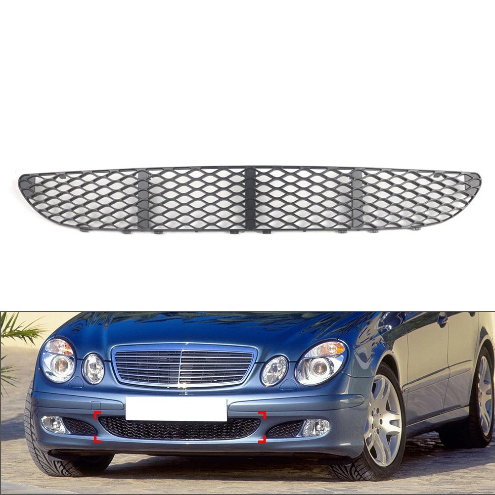 Front Bumper Center Lower Grille For Benz E-Class W211 E320 E350 2003-2006