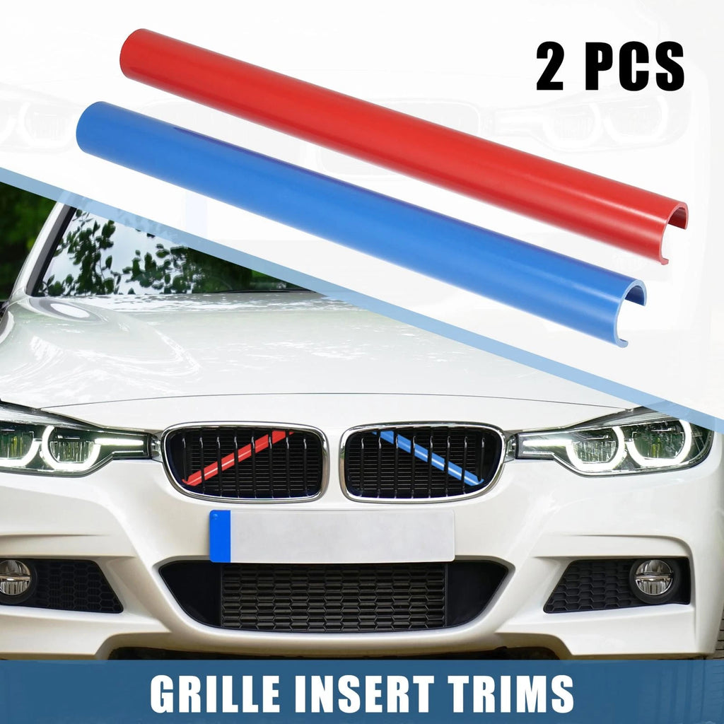 Grille Insert Trims Stripes for BMW X3 F25 G01 (2011–2018) Red Blue