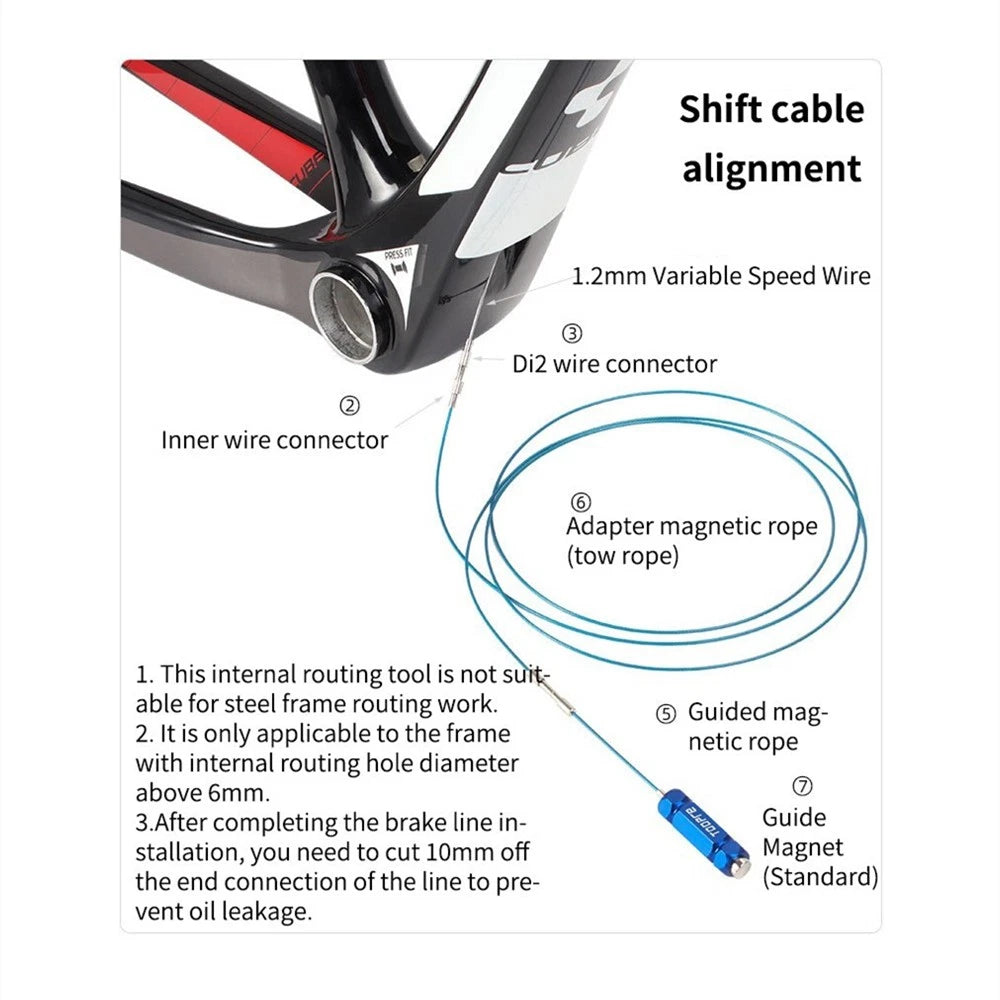 Internal Cable Routing Kit for MTB Road Bike (No specific years provided)