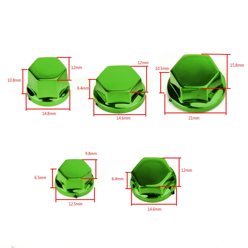 30pcs Hexagon Socket Screw Covers for Motorcycle (Universal)