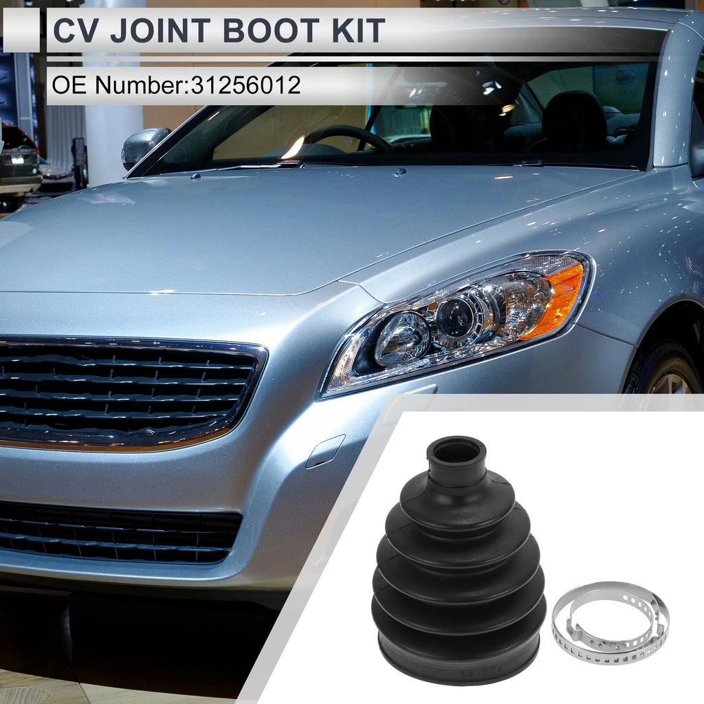 Inner Outer CV Joint Boot Kit with Clamps for Volvo C30 (2007–2013)