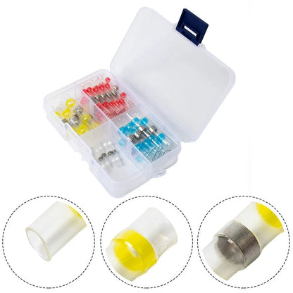 Set of 50 Waterproof Wire Connector Kit for Automotive