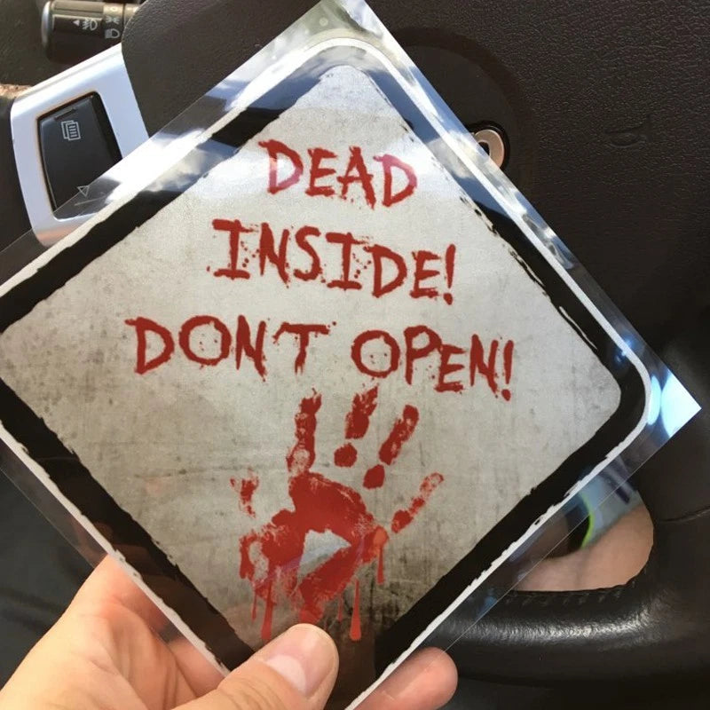 Right Hand Print Decal for Car (Outdoor Use)