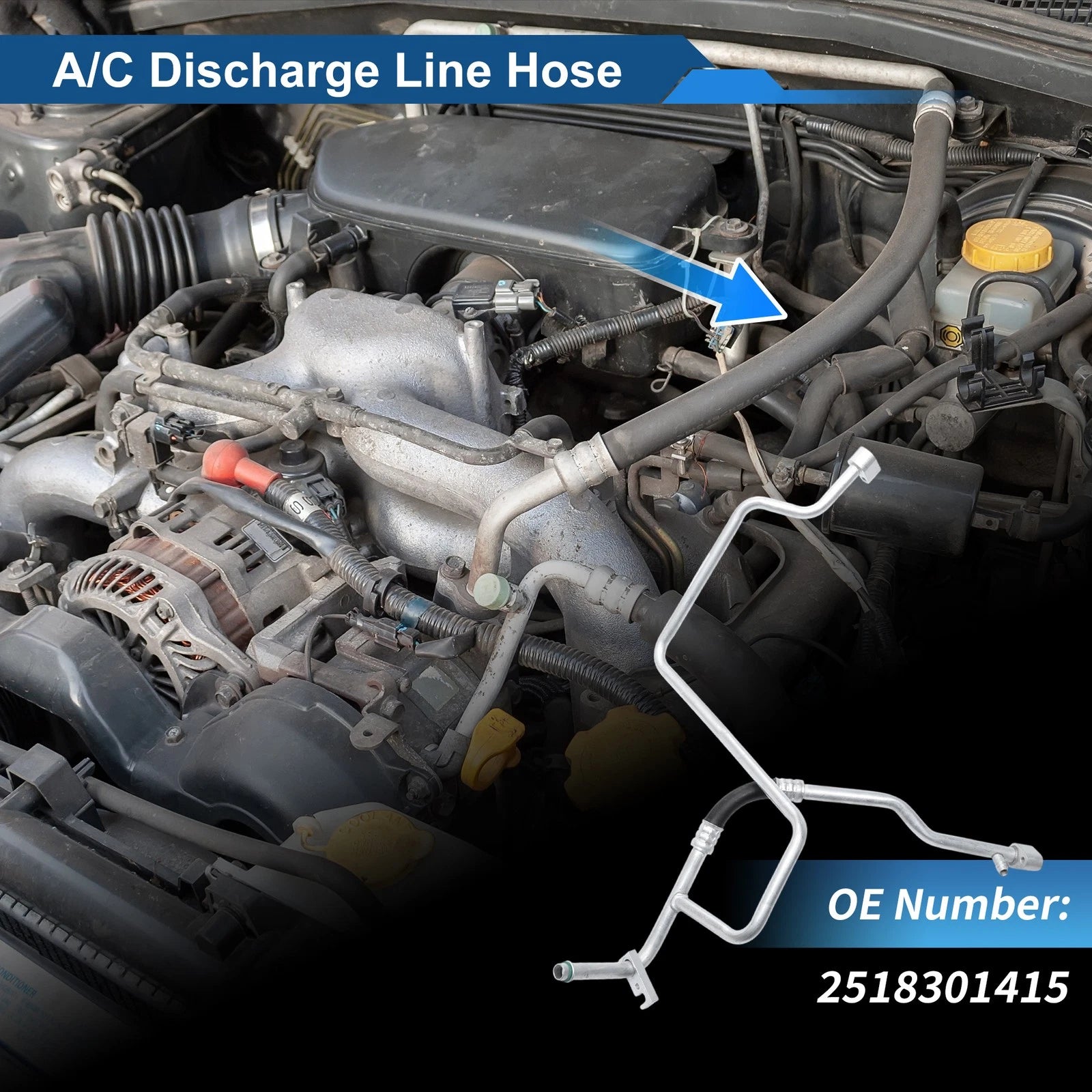 A/C Refrigerant Liquid Hose for Mercedes-Benz R350 (2006–2011)