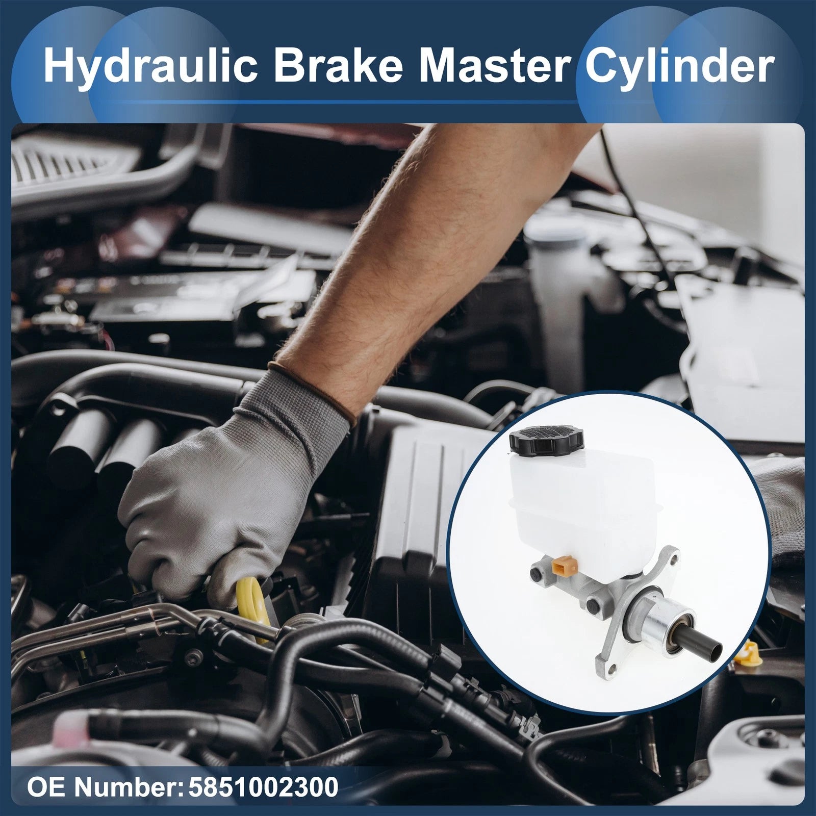 Brake Master Cylinder Reservoir Replacement for Hyundai Atos (2001–2007)