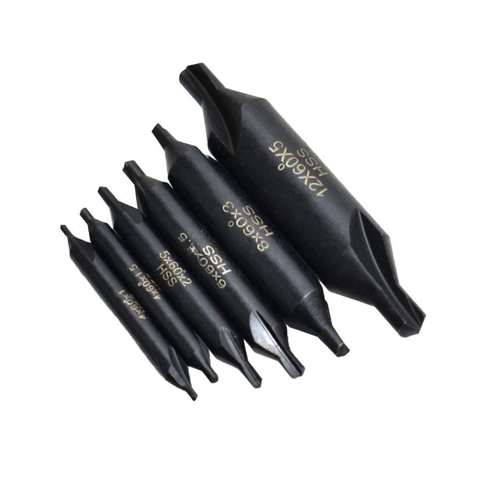6 Piece HSS Countersink Drill Bits Set (1mm–5mm)