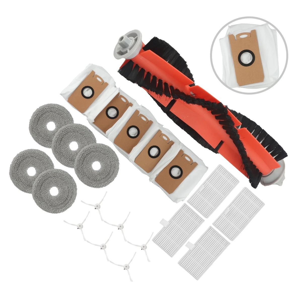 Side Brush Filter Mop Pad for Ultenic MC1