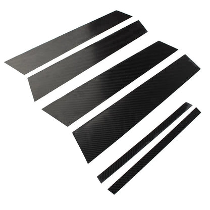 6x B Pillar Post Cover Trim for Alfa Romeo Giulia (2017–2021)