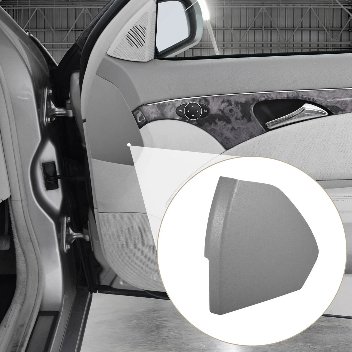Front Right Car Door Cover Trim Replacement for Mercedes Benz E-Class W211 (2003–2009)