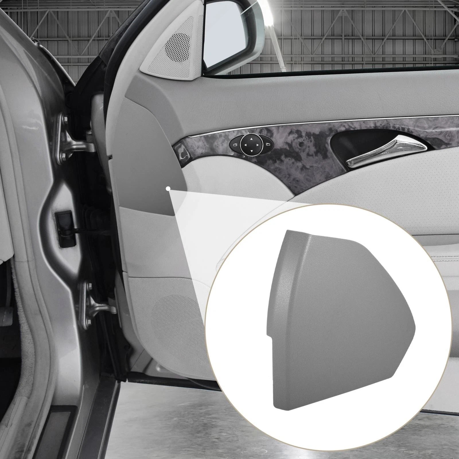 Front Right Car Door Cover Trim Replacement for Mercedes Benz E-Class W211 (2003–2009)