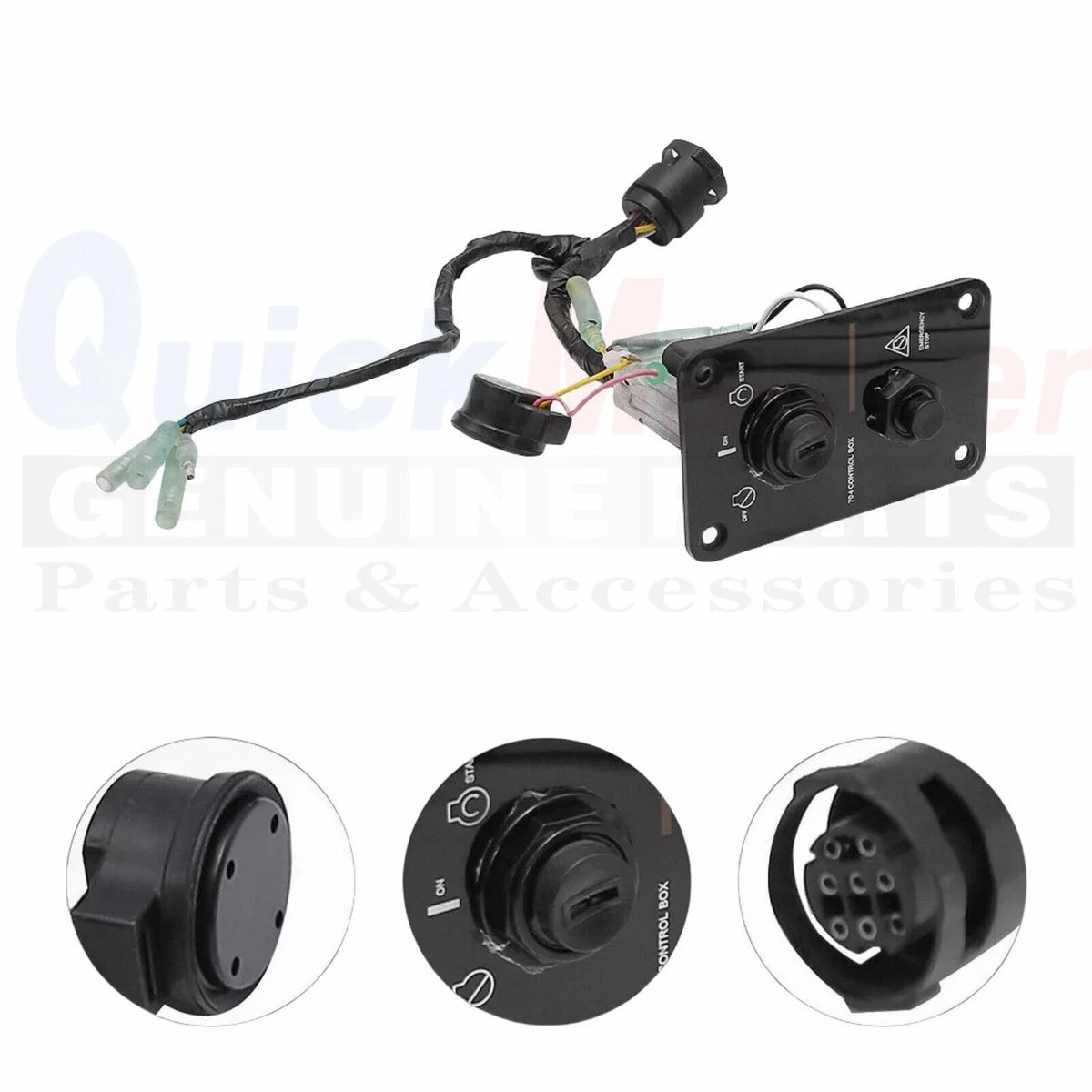Replacement Key Switch Panel for Yamaha Outboard (704-82570-12-00)