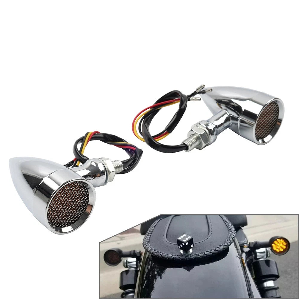 2X Turn Signals for Harley Super Glide FXD Dyna Low Rider (2006–2017)