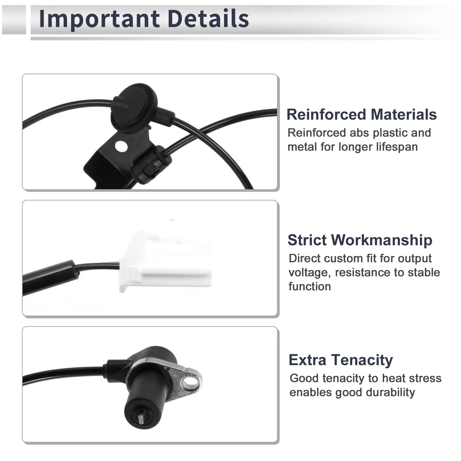 ABS Wheel Speed Sensor Replacement for Hyundai Sonata (2015–2017)
