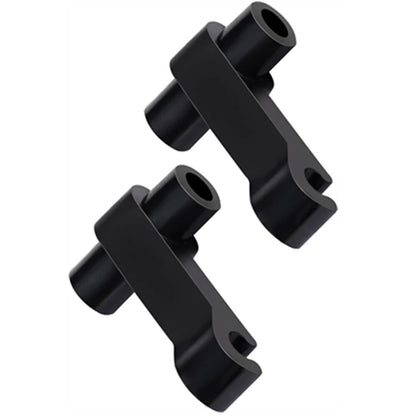 2Pcs Extended Vent Window Latch Links Black ABS for Chevrolet GMC (2000–2007)