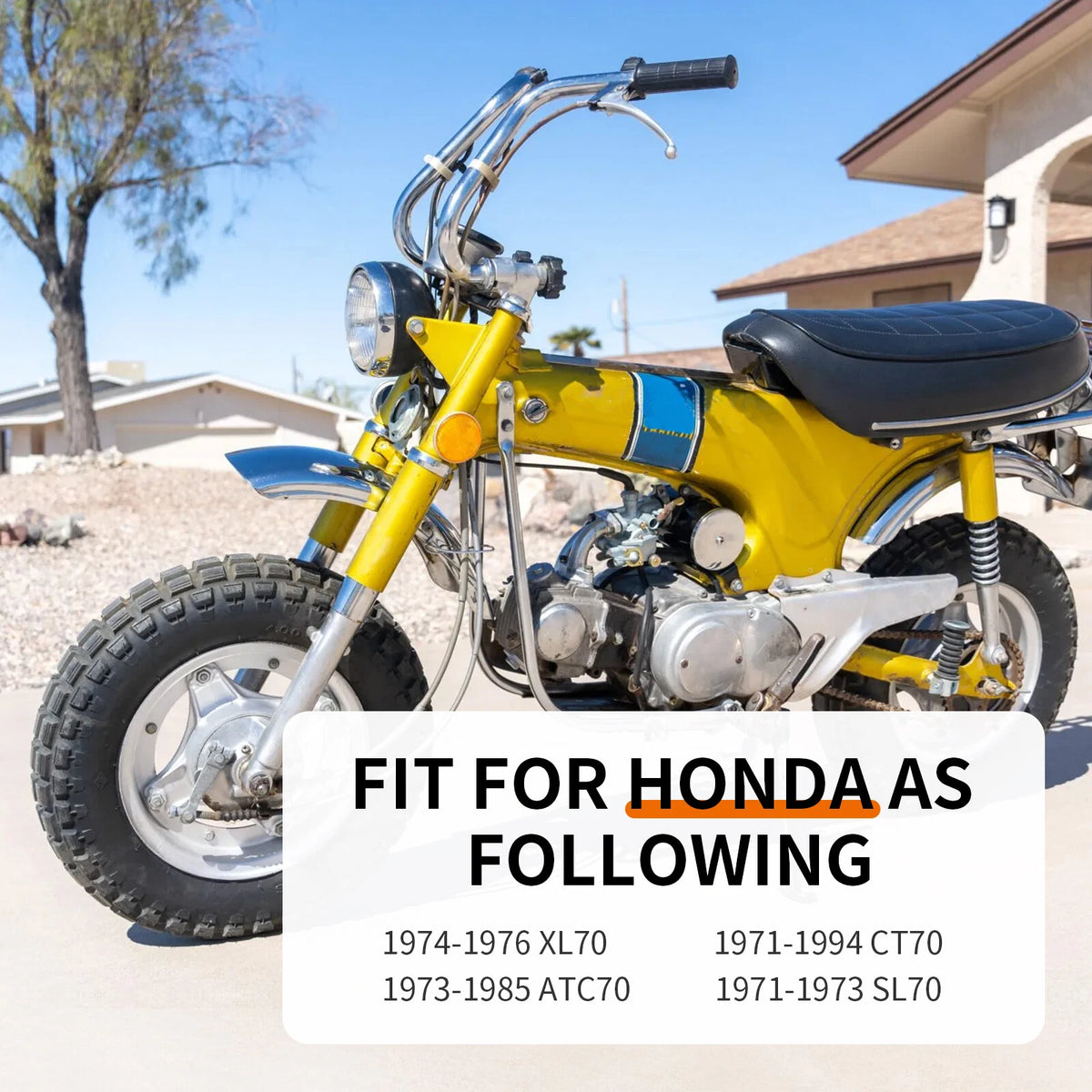 Air Box Cover Kit for Honda XL70 (1974–1976)