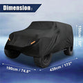 Custom Car Cover for Jeep Wrangler JK JL (2007–2023) Waterproof All Weather