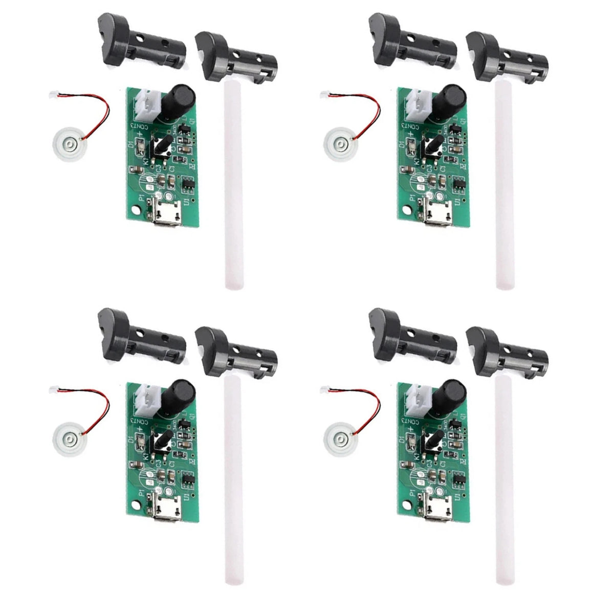 Set of 4 USB Mist Maker Atomizer Driver Boards for Air Fogger Device