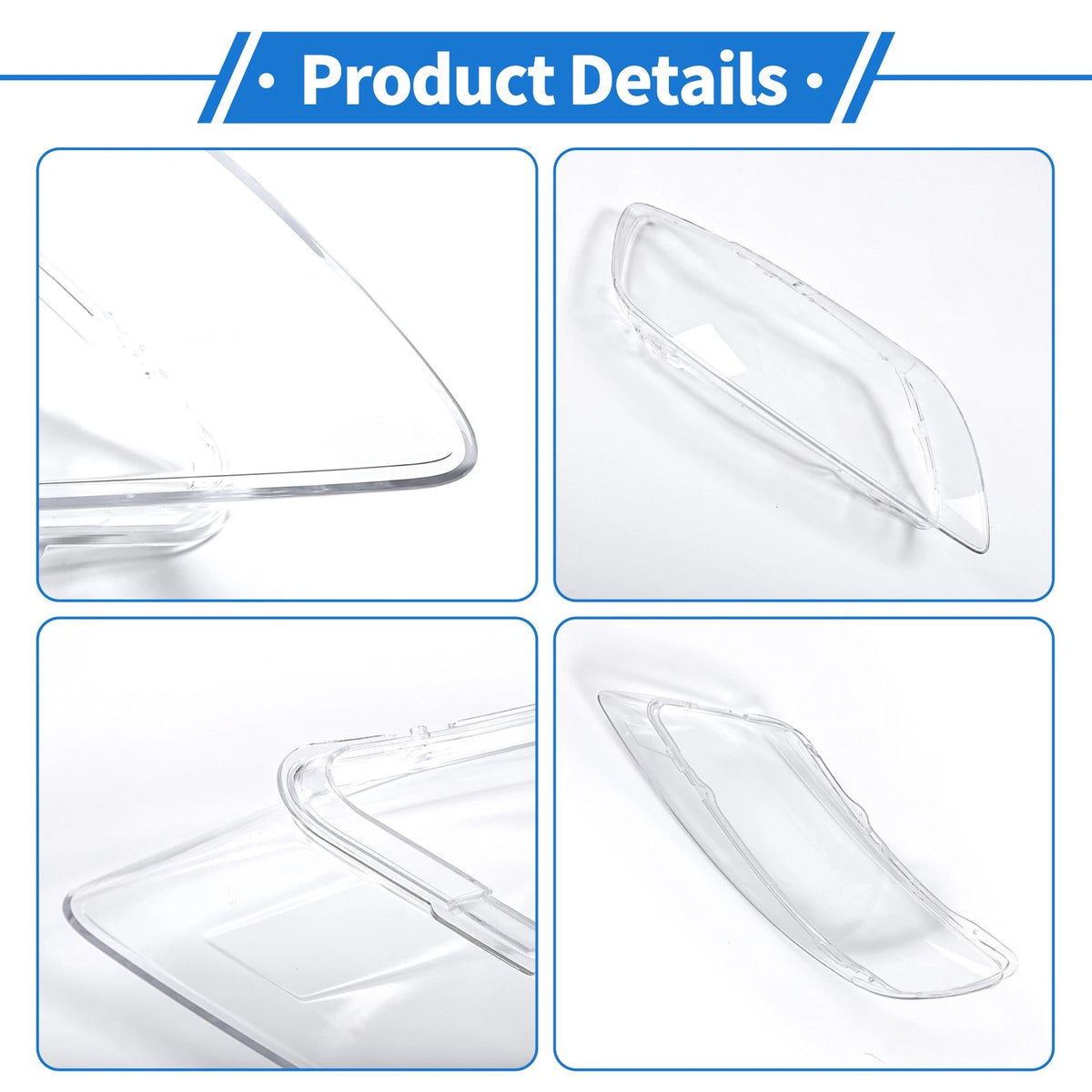 Headlight Lens Cover for Audi Q7 (2006–2015) No. 4L0941030 Clear
