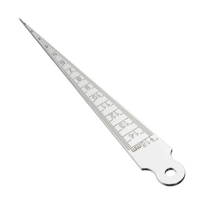 Stainless Steel Taper Gauge 1-15mm for Hole Depth Clearance Test