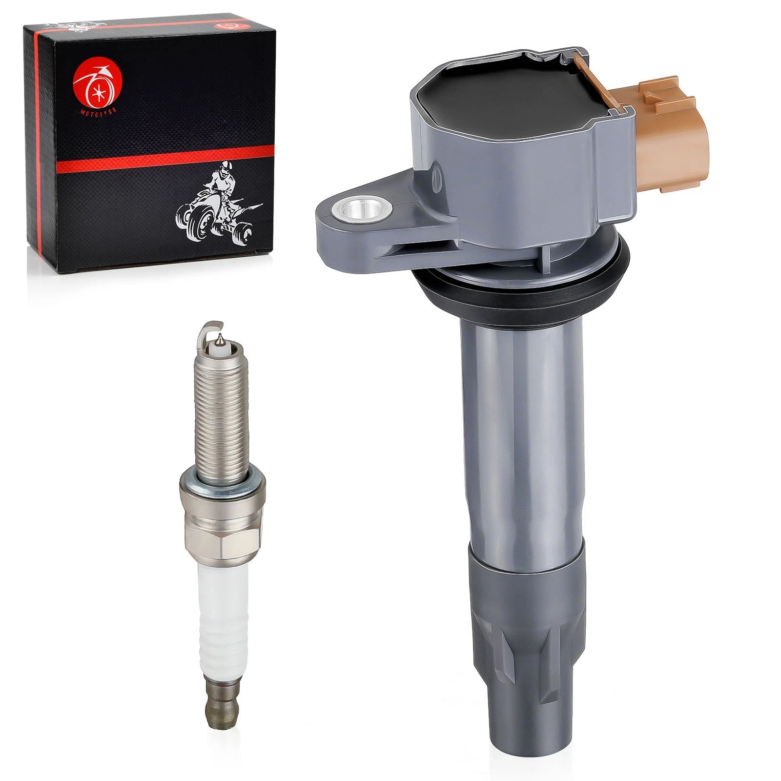 Ignition Coil + Spark Plug for Can-Am Maverick X3 Max Turbo R (2017–2021)