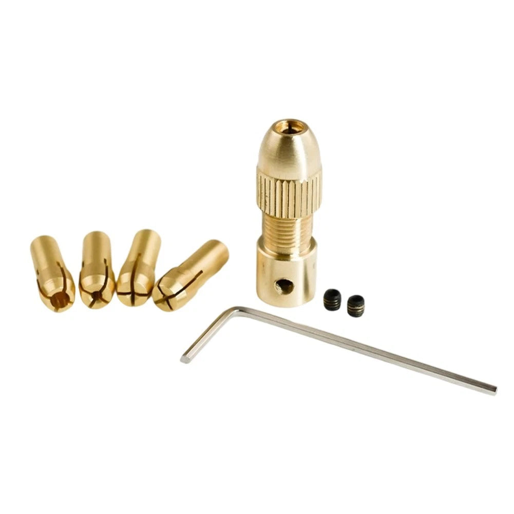8-Piece Miniature Drill Chuck Set for PCB and Various Materials