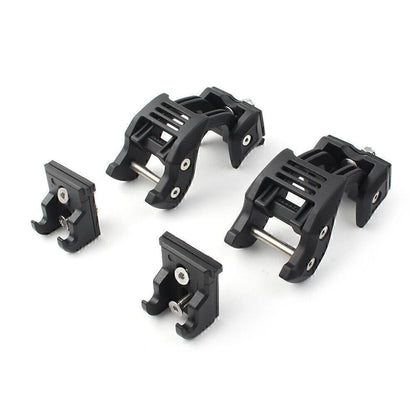 Hood Lock Latch Catch Kit for Jeep Wrangler JK (2007–2017) Black Pair