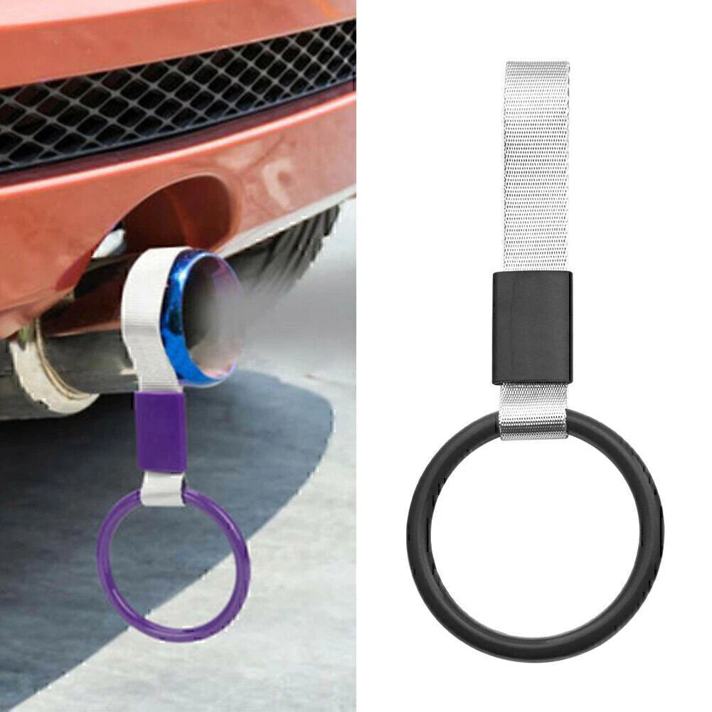 Tsurikawa Ring Handle Strap for JDM Train Bus (Black)