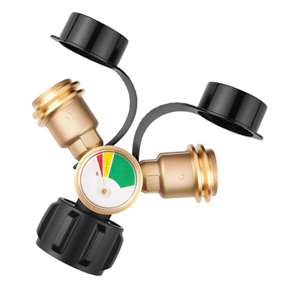 Propane Distribution Splitter for Outdoor Cooking and Heating