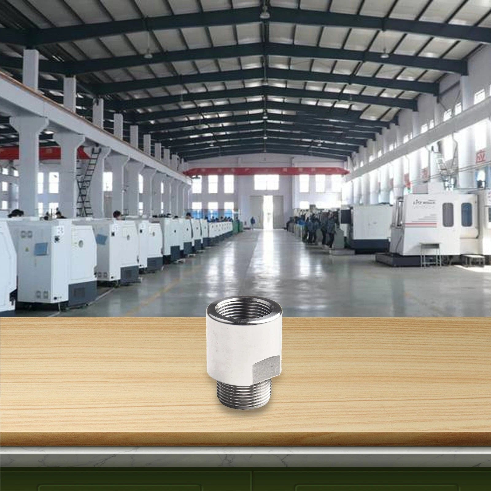 Motor Rotor ER Collet Chuck Spindle Attachment with Threaded Adapter
