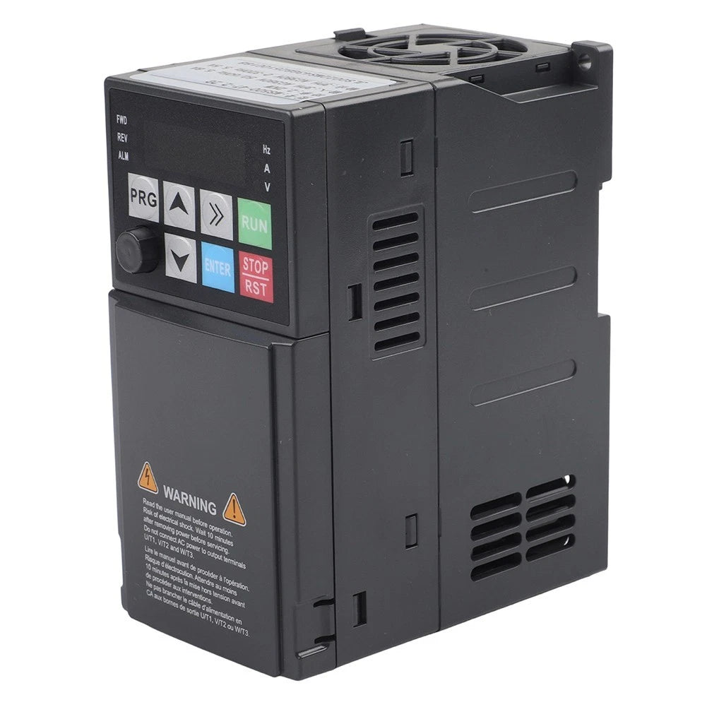 0.75kW VFD Motor Speed Regulator 220V 1-Phase Input 3-Phase Output