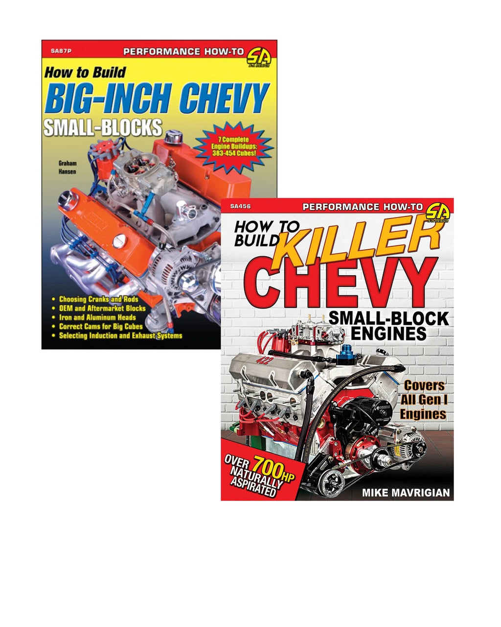 Set of 2 Chevy Small Block Engine Building Books