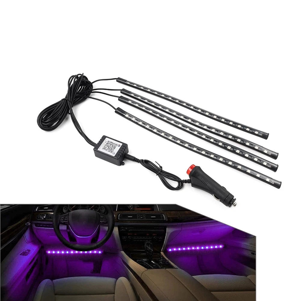 RGB Voice Control Floor Atmosphere Light for Universal Use