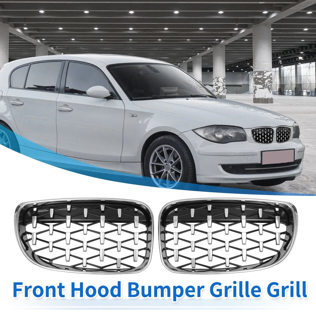 Front Hood Bumper Grille Grill Replacement for BMW 1 Series E87 (2008–2013)