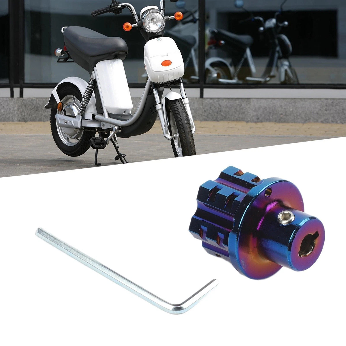 Motorcycle Accessories CNC Key Head Aluminum Key Cover For Key Replacement
