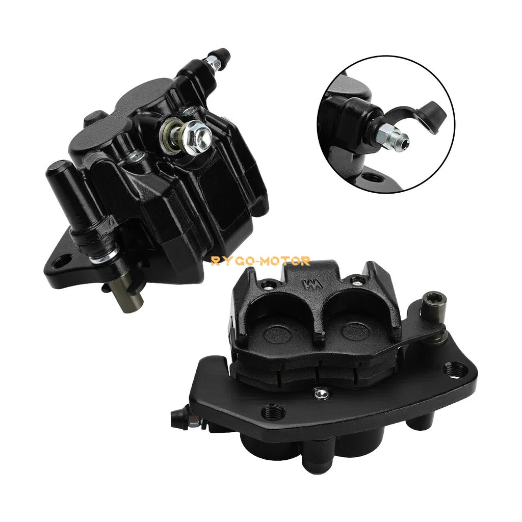 Front Brake Caliper with Pads for Kawasaki Mule Pro FXT FXR FX DXT DX (2015–2024)