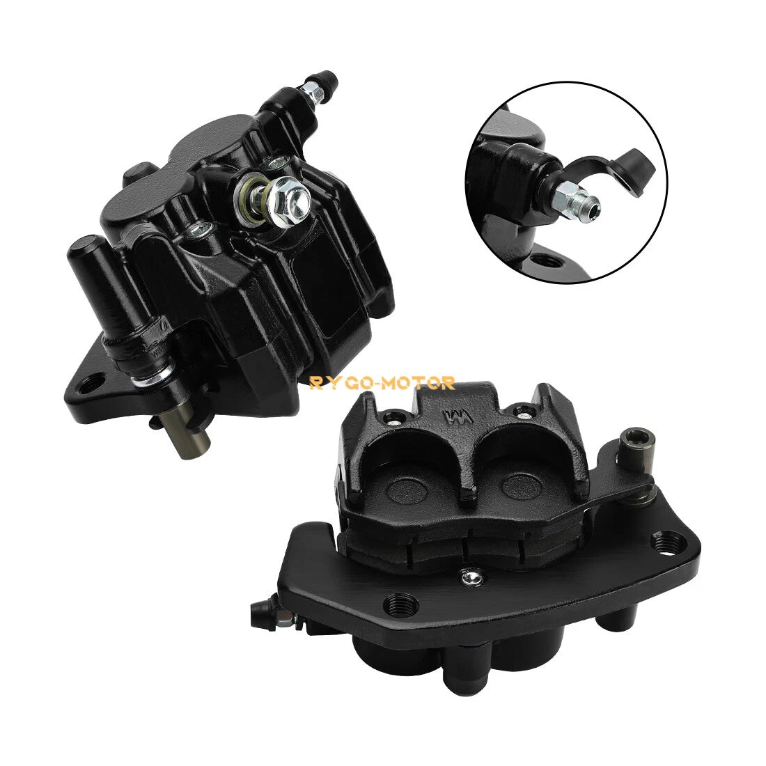 Front Brake Caliper with Pads for Kawasaki Mule Pro FXT FXR FX DXT DX (2015–2024)