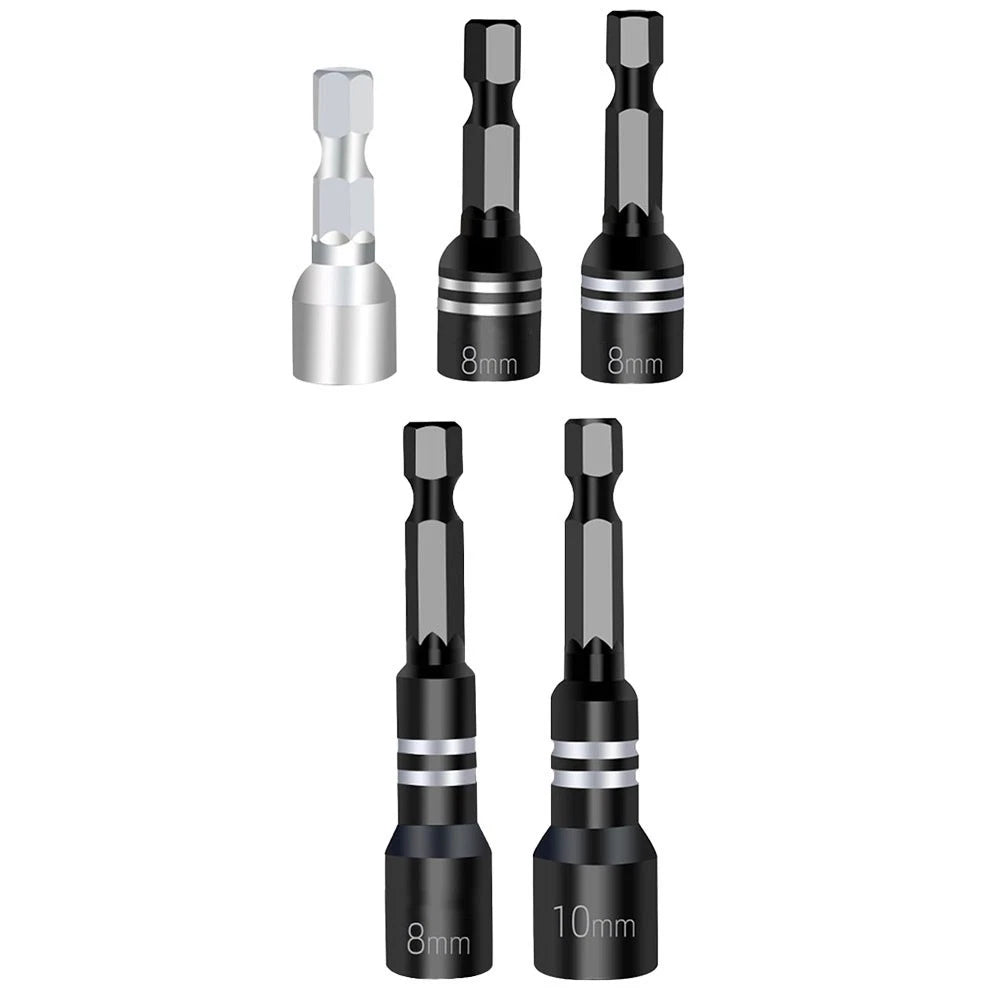 8mm Magnetic Nut Driver Socket Adapter for Electric Screwdrivers (2010–2023)