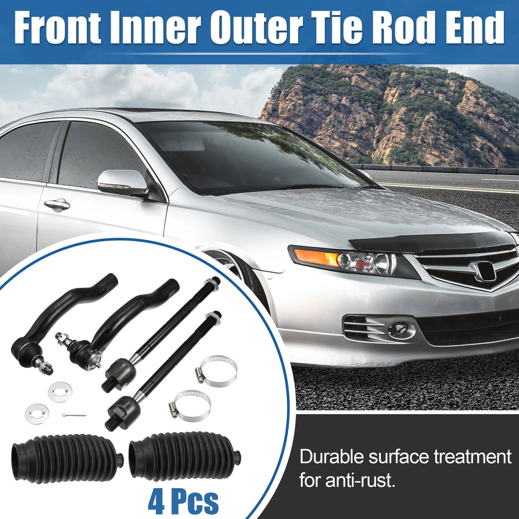 6pc Tie Rod End Links Kit Front Inner Outer for Toyota Hilux (2005–2015)