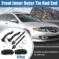 6pc Tie Rod End Links Kit Front Inner Outer for Toyota Hilux (2005–2015)