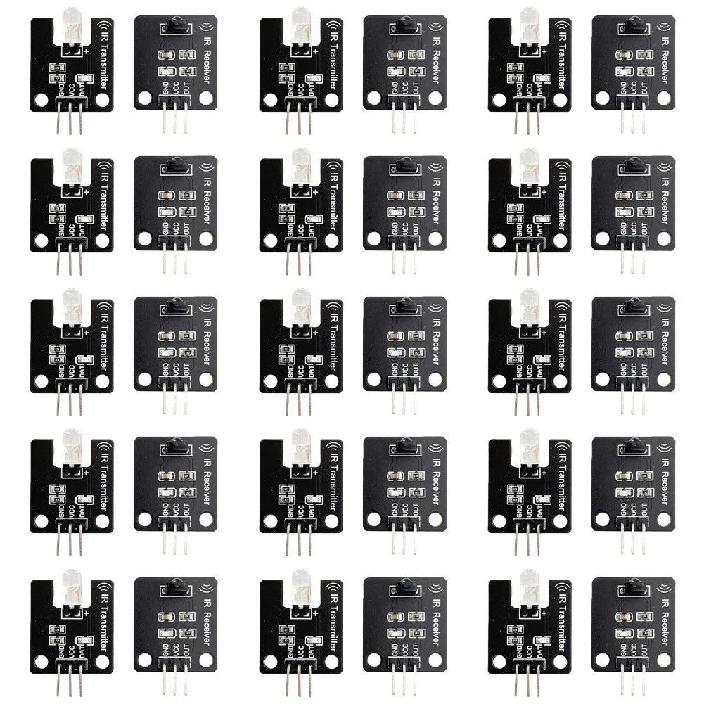 30pcs 38kHz Infrared Transmitter Receiver Sensor Modules for Arduino