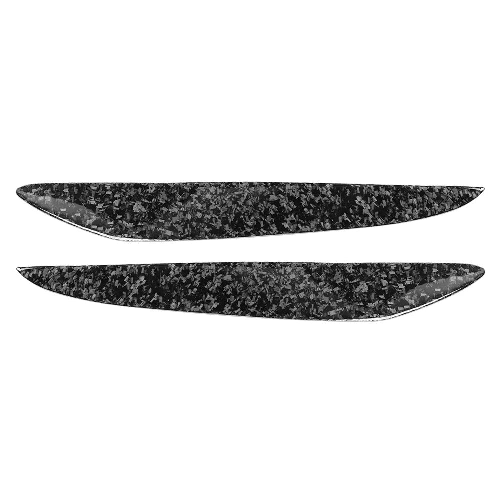 Set of 2 Front Headlight Eyebrow Eyelid Trim for Mazda 3 BL (2009–2013)