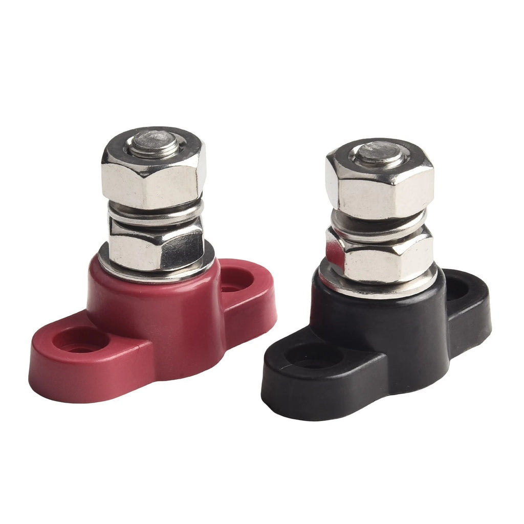 2X Insulated Battery Post Terminal Blocks for 12V Distribution