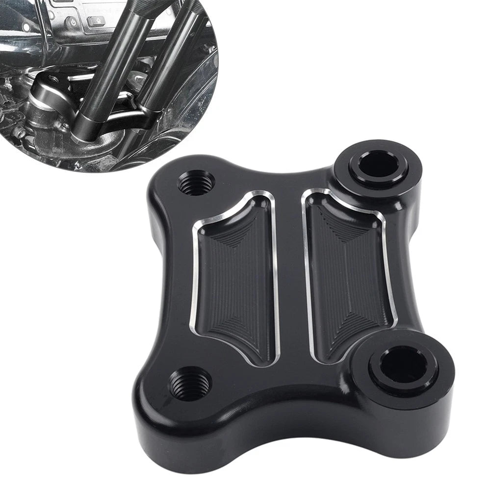 Handlebar Riser Pullback Plate Bracket For Harley Tri Glide Ultra FLHTCUTG 16-23