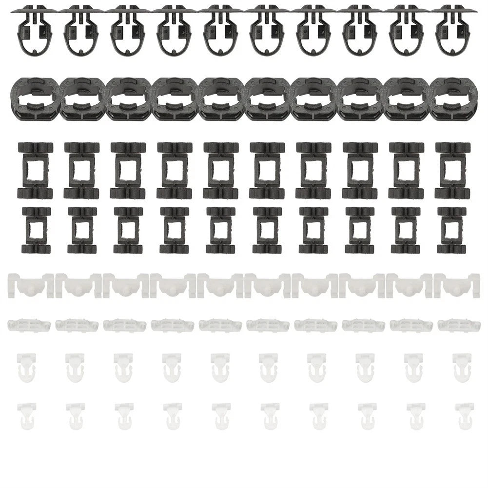 80Pcs Plastic Mounting Clips for Mercedes CLK C208 A208 (OEM)