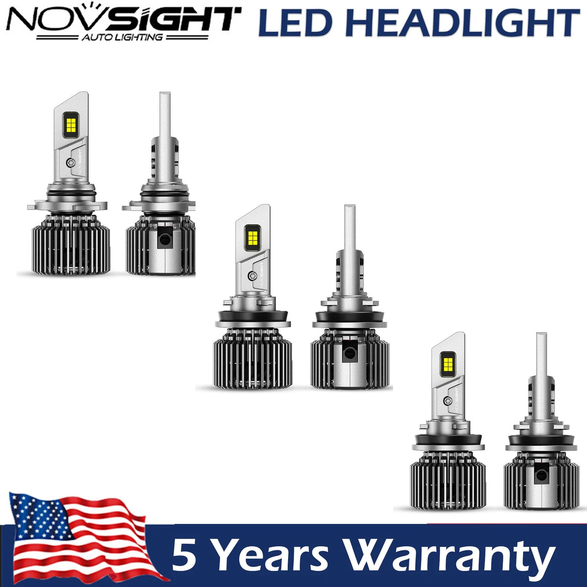 6x 9005 H11 Canbus LED Headlight Fog Bulbs Super White 6500K for