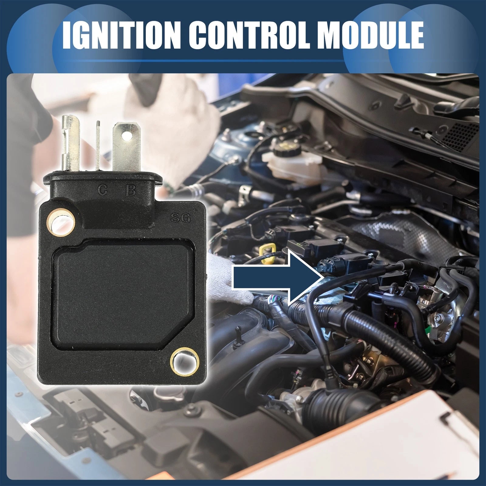 Ignition Control Module Replacement for Mazda RX4 RX5 RX-7 FB 12A 13B (2pc)